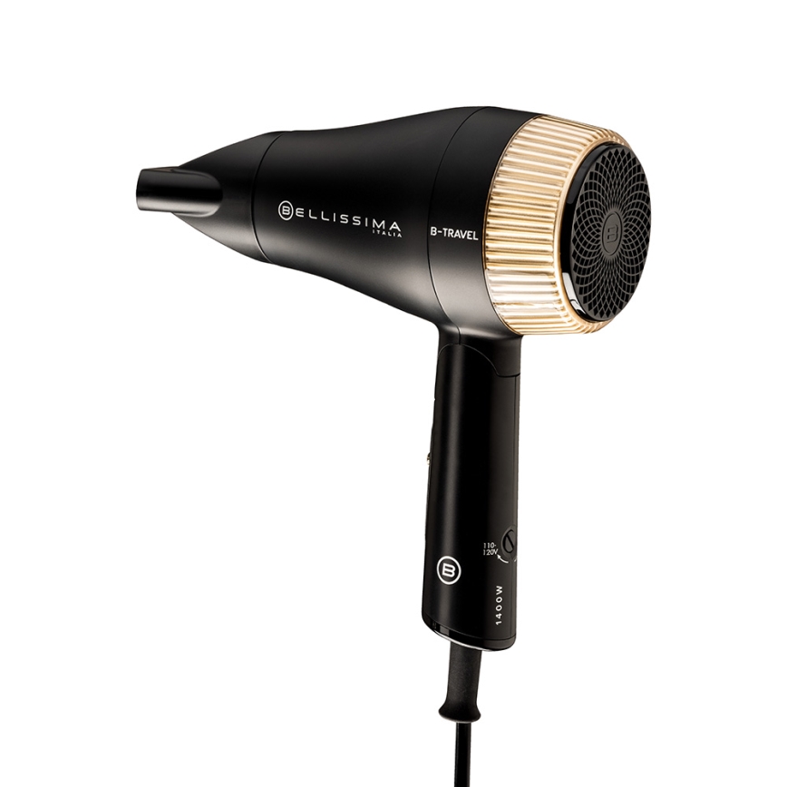 Bellissima 11872 - Reisföhn B-TRAVEL 1400W/230V zwart/goud