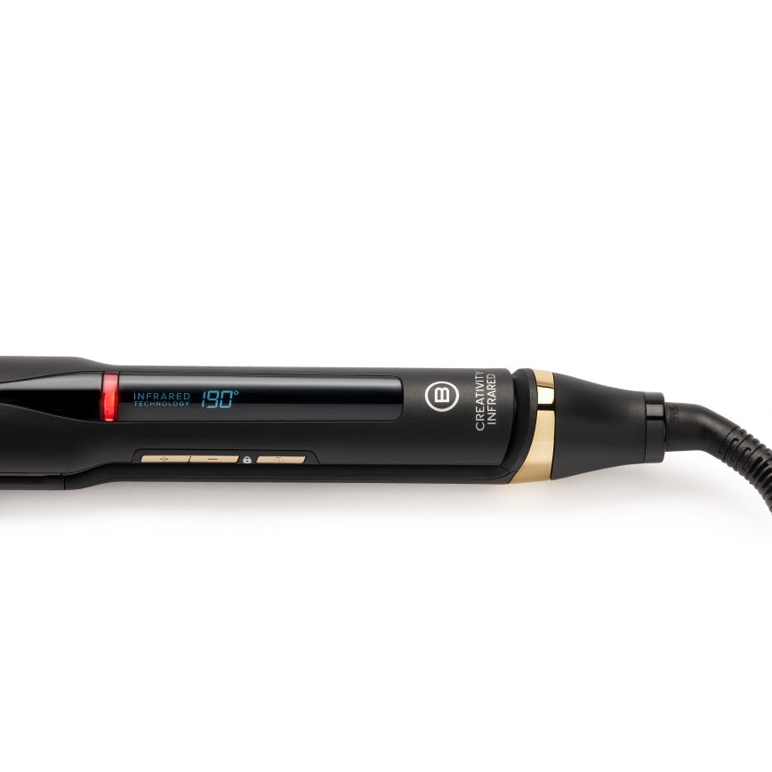 Bellissima 11948 - Lisseur infrarouge 60 W/230 V avec écran LCD, noir