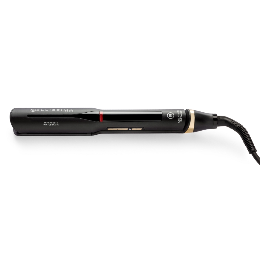 Bellissima 11948 - Stijltang met LCD-display, infrarood, 60W/230V, zwart