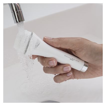 Bellissima 5167 - Brosse nettoyante pour le visage PURE&LIGHT 1xAA, coloris crème