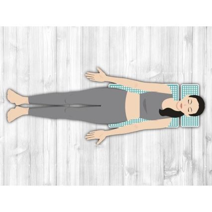 Beper - Acupressuurmat en kussen, mintgroen