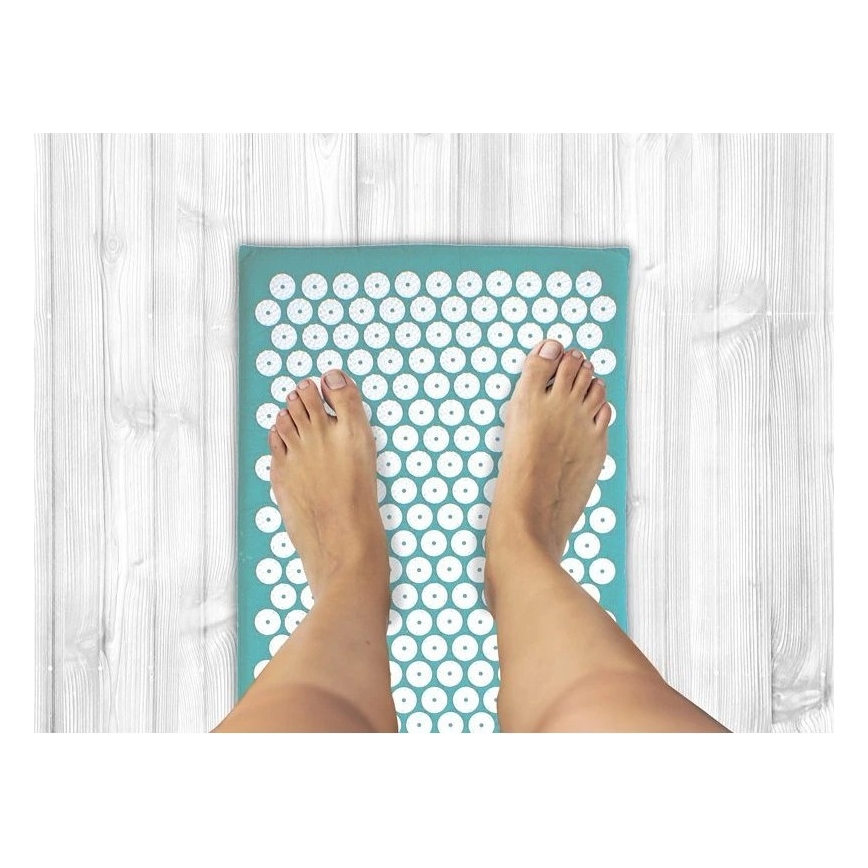 Beper - Acupressuurmat en kussen, mintgroen