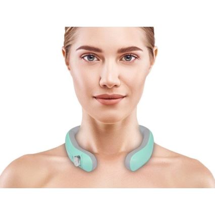 Beper - Appareil de massage cervical rechargeable EMS 5V/900 mAh vert menthe