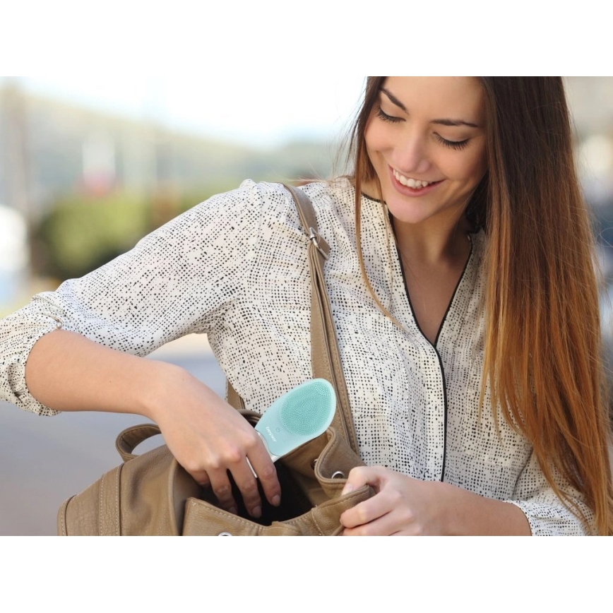 Beper - Brosse nettoyante pour le visage rechargeable USB/5V 200 mAh