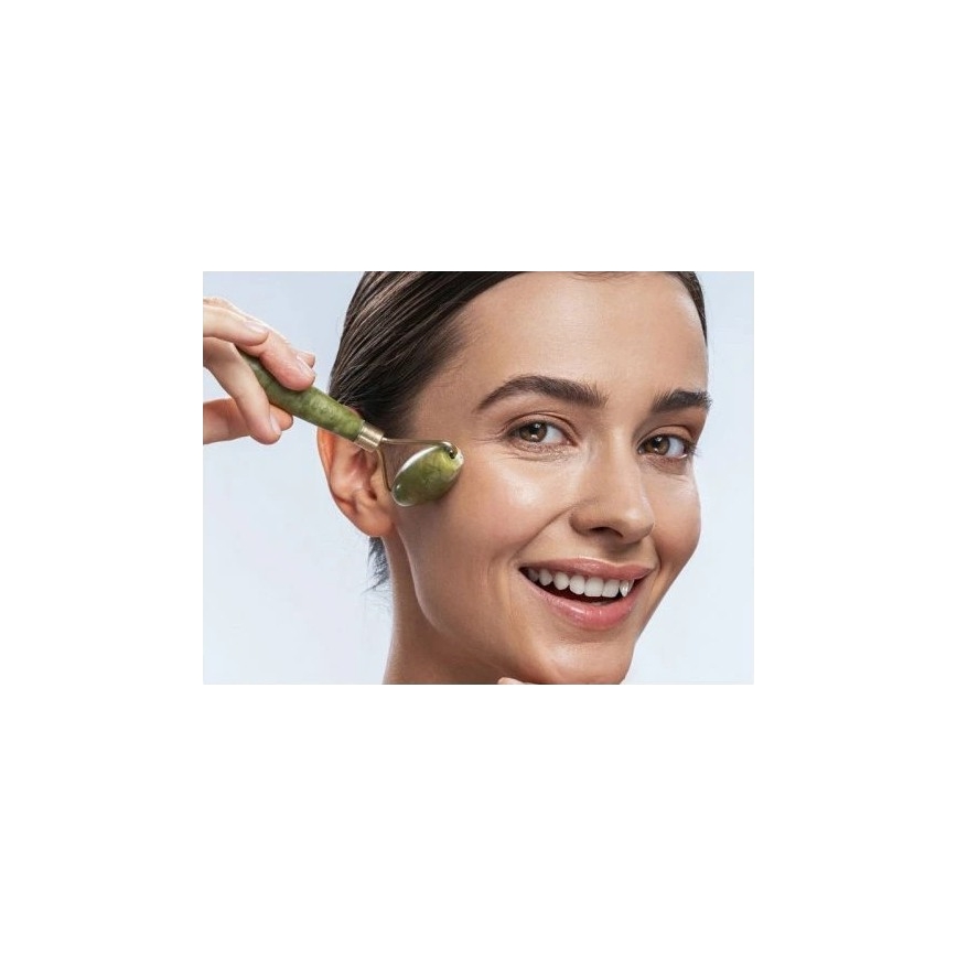Beper - Gezichtsroller en Gua Sha-steen van jade