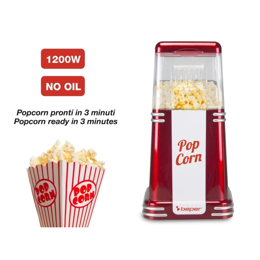 Beper - Machine à popcorn 1200W/230V