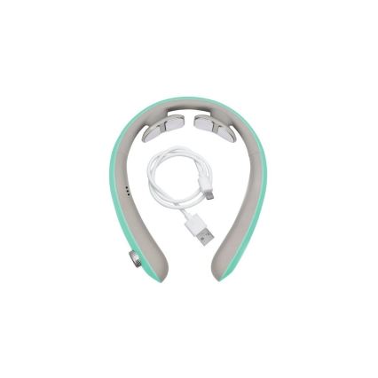 Beper - Oplaadbaar EMS-nekmassageapparaat 5V/900 mAh mintgroen