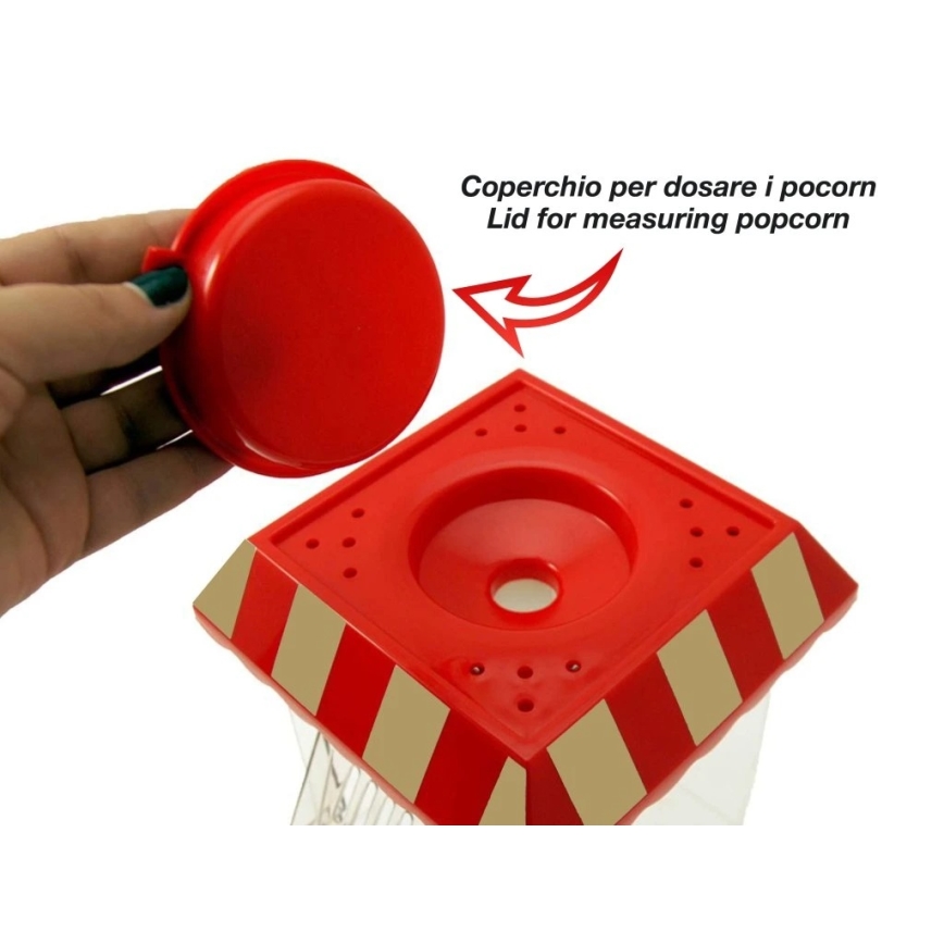 Beper - Popcornmaker 1200W/230V rood