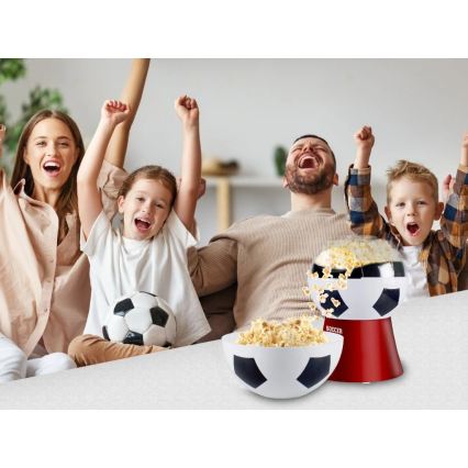 Beper - Popcornmaker 1200W/230V voetbal/rood