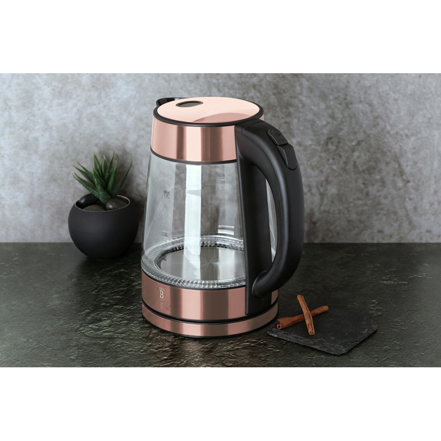 BerlingerHaus - Bouilloire 1,7 l 2200W/230V acier inoxydable/or rose