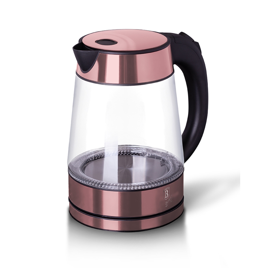 BerlingerHaus - Bouilloire 1,7 l 2200W/230V acier inoxydable/or rose