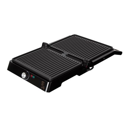 BerlingerHaus - Contactgrill met antikleefoppervlak 2000W/230V roestvrij staal/zwart