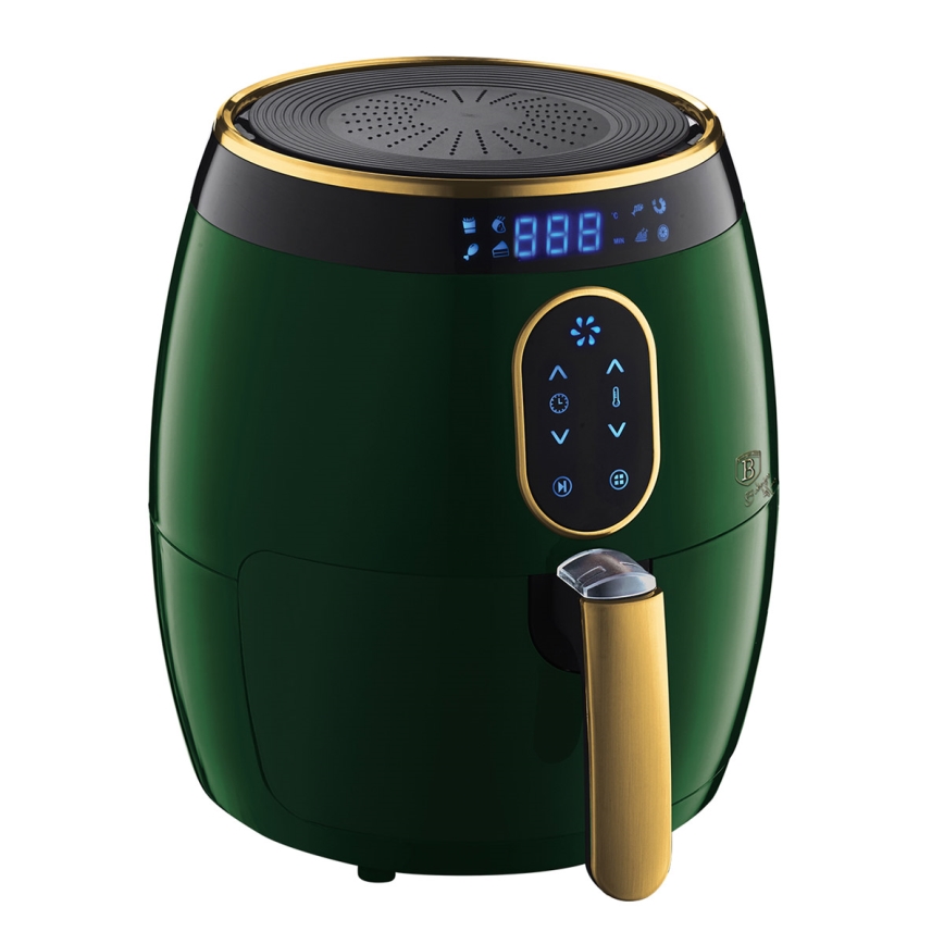 BerlingerHaus - Friteuse à air chaud 3,2 l 1350W/230V/30min verte/dorée