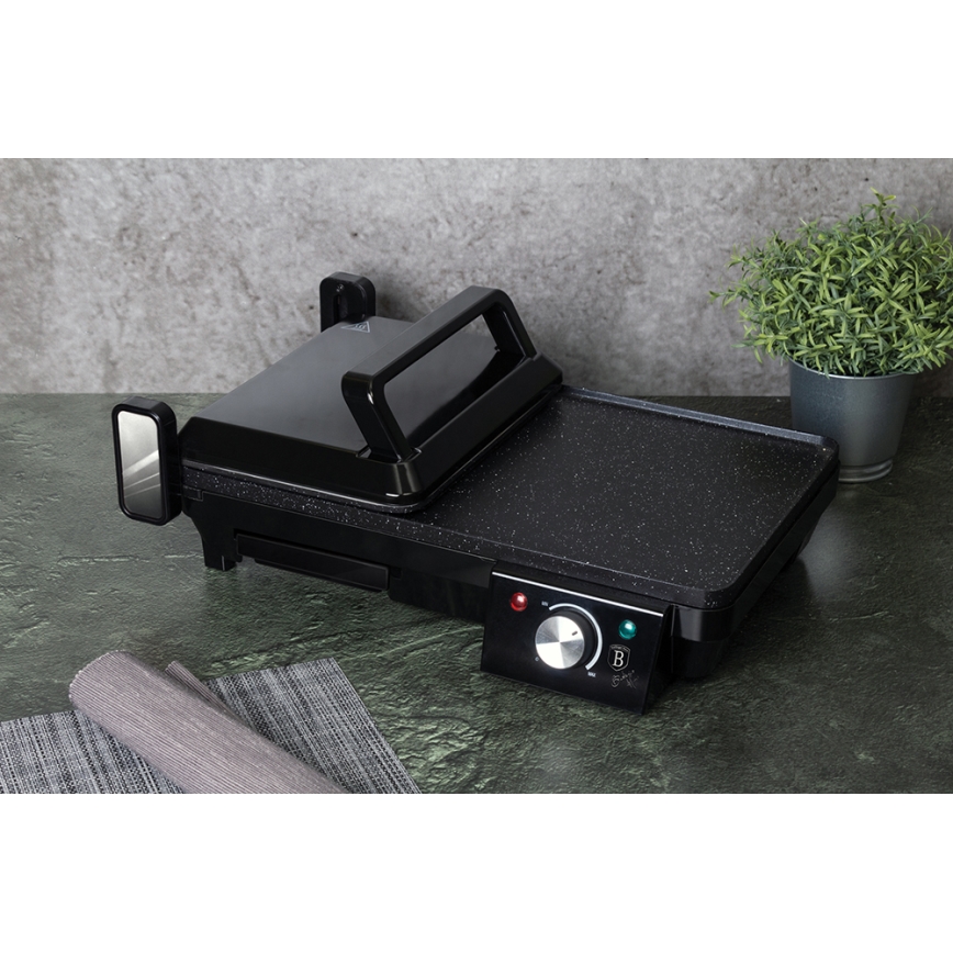 BerlingerHaus - Gril de contact multifonctionnel 2000W/230V noir