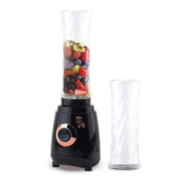 BerlingerHaus - Mixeur à smoothie 250W/230V noir/or rose