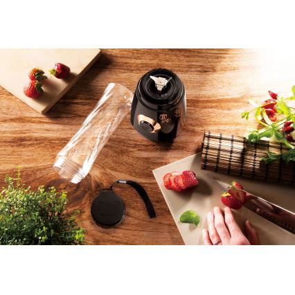 BerlingerHaus - Mixeur à smoothie 250W/230V noir/or rose