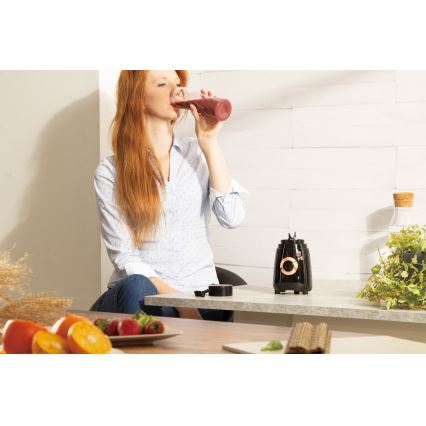 BerlingerHaus - Mixeur à smoothie 250W/230V noir/or rose