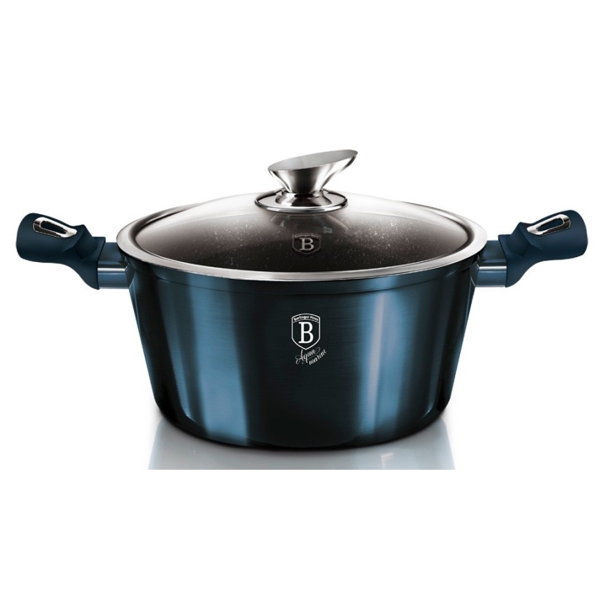 BerlingerHaus - Set schalen met marmeren oppervlak 13 st blauw