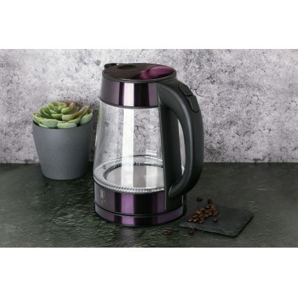 BerlingerHaus - Waterkoker 1,7 l 2200W/230V roestvrij staal/paars