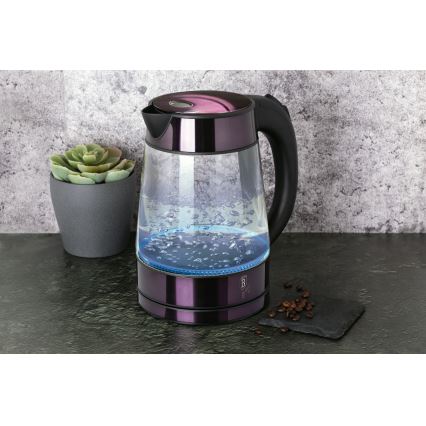 BerlingerHaus - Waterkoker 1,7 l 2200W/230V roestvrij staal/paars
