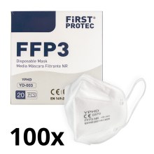 Beschermende Uitrusting - mondkapje FFP3 NR CE 0370 100 stuks