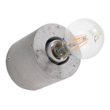 Betonnen Wandlamp SALGADO 1x E27 / 60W / 230V