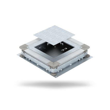 BETTERMANN - Boîtier encastré pour béton 12 modules (6 appareils 45x45)