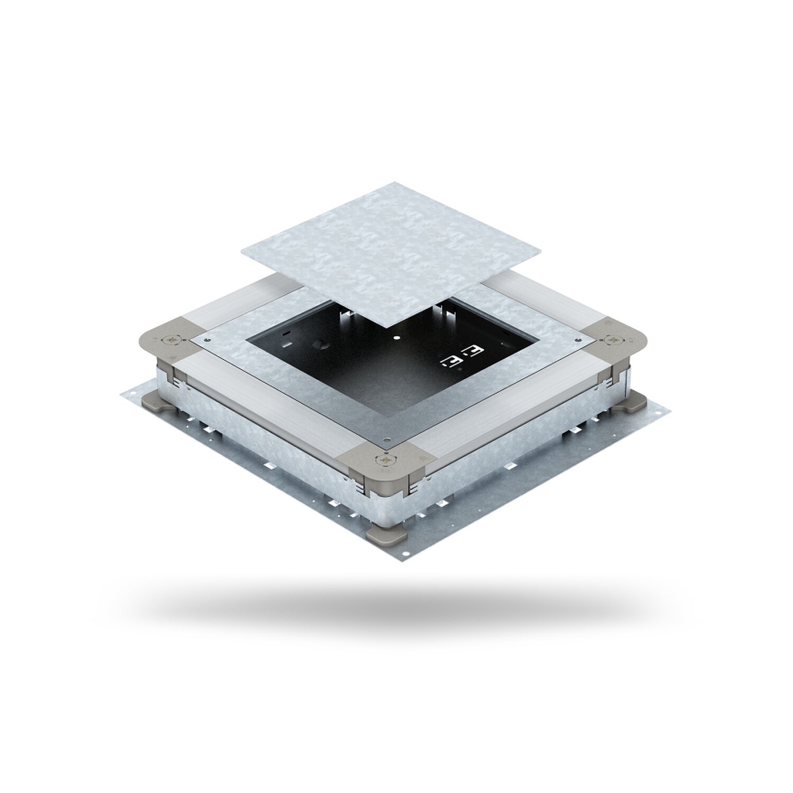 BETTERMANN - Boîtier encastré pour béton 12 modules (6 appareils 45x45)