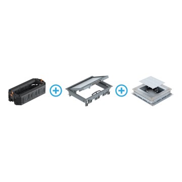 BETTERMANN - Boîtier encastré pour béton 18 modules (9 appareils 45x45)
