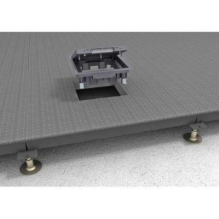 BETTERMANN - Vloerdoos voor dubbele vloeren 12 modules (6 apparaten 45x45)
