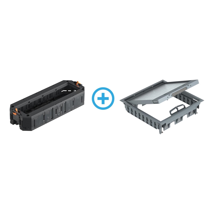 BETTERMANN - Vloerdoos voor dubbele vloeren 24 modules (12 apparaten 45x45)