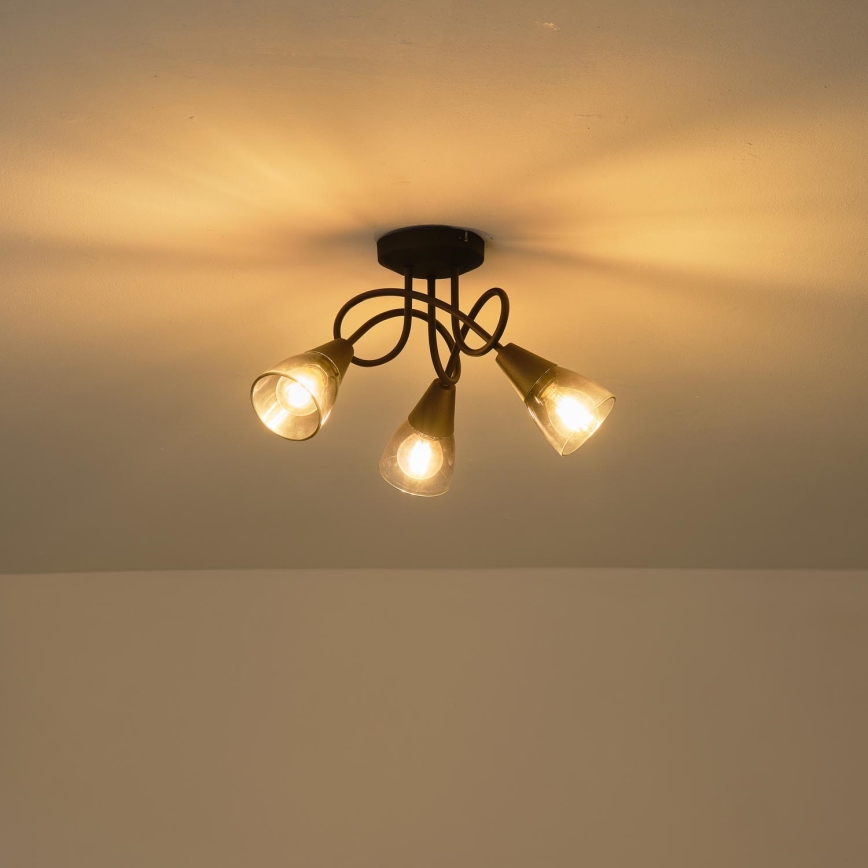 Bevestigde hanglamp 3xE14/7W/230V