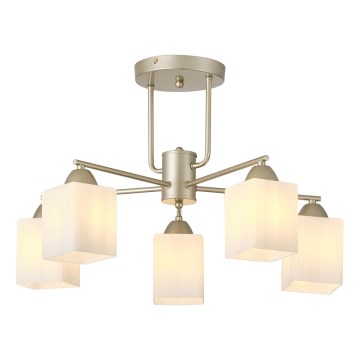 Bevestigde hanglamp 5xE27/60W/230V
