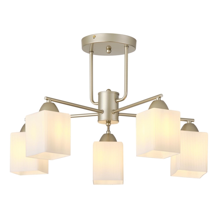 Bevestigde hanglamp 5xE27/60W/230V