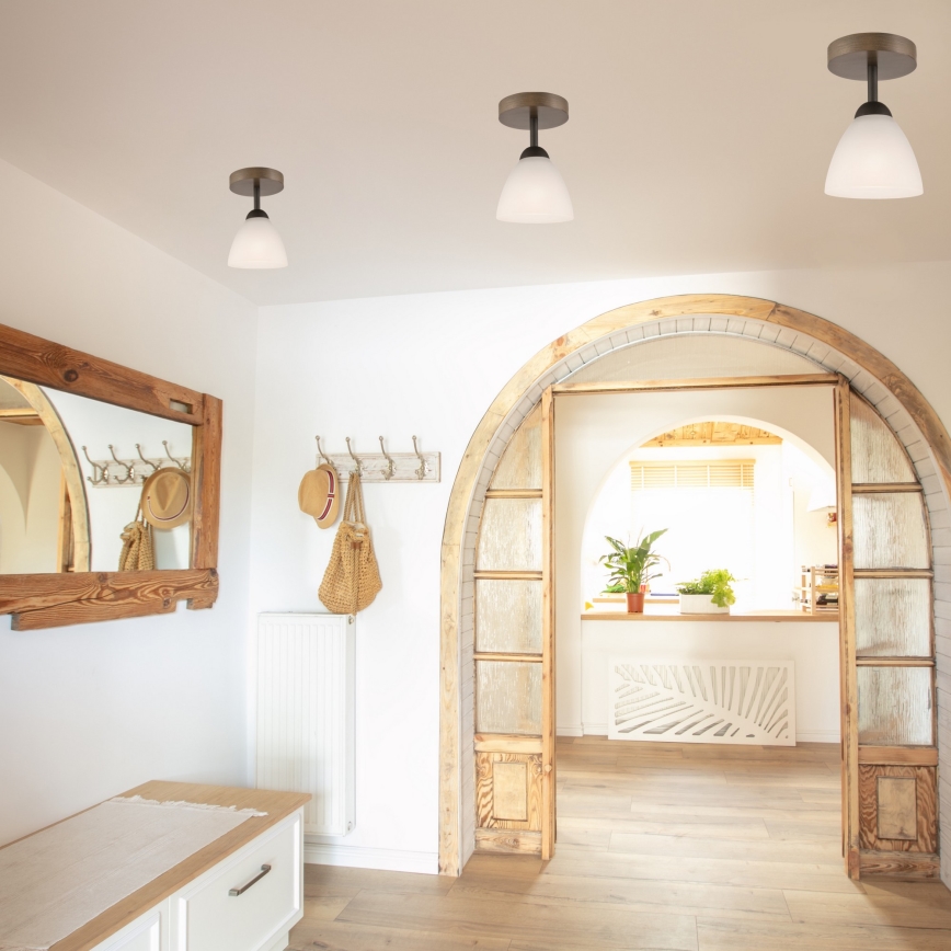 Bevestigde hanglamp ADRIANO 1xE27/60W/230V beuken - FSC gecertificeerd