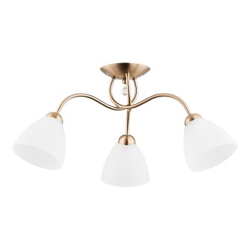 Bevestigde hanglamp AMARILLO 3xE27/15W/230V goud