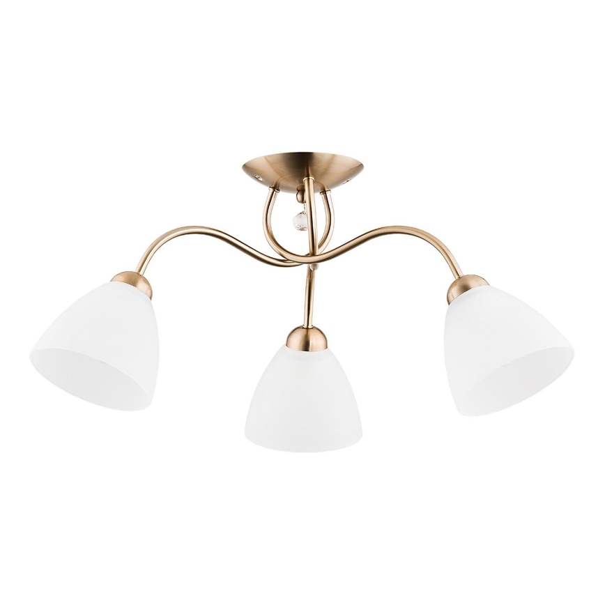 Bevestigde hanglamp AMARILLO 3xE27/15W/230V goud