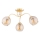 Bevestigde hanglamp AMARILLO 3xE27/15W/230V goud