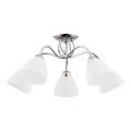 Bevestigde hanglamp AMARILLO 5xE27/15W/230V glanzend chroom