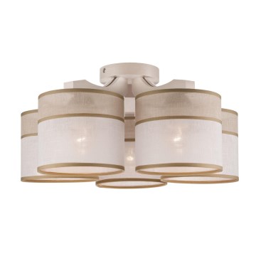 Bevestigde hanglamp ANDREA 5xE27/60W/230V - FSC gecertificeerd