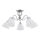 Bevestigde hanglamp ARIEL 5xE27/15W/230V glanzend chroom