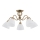 Bevestigde hanglamp ARIEL 5xE27/15W/230V goud