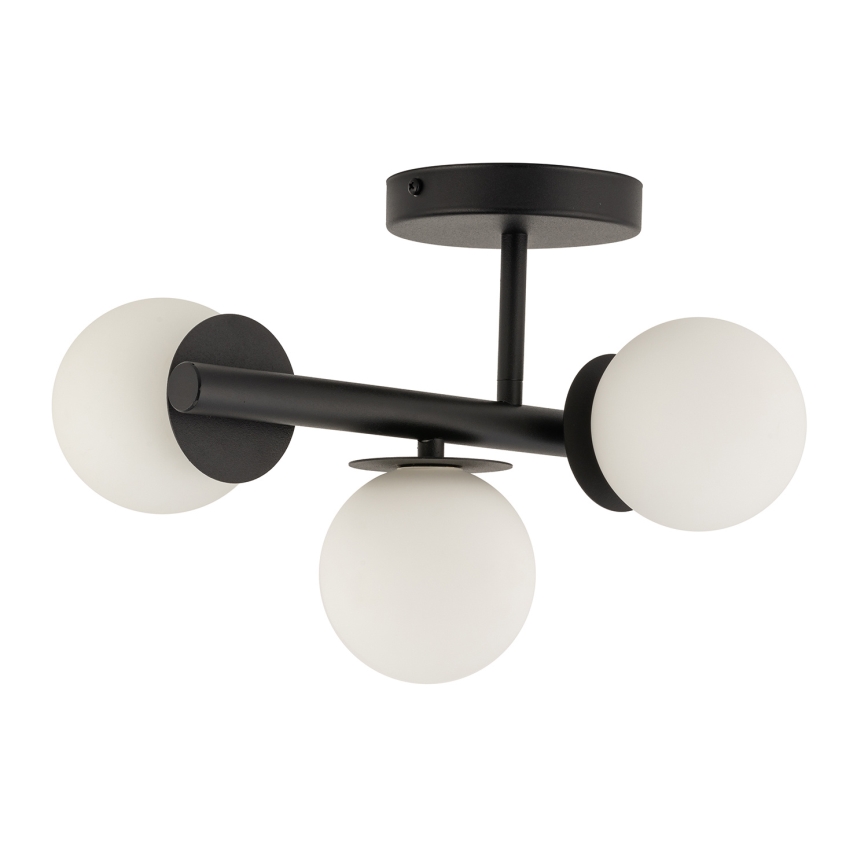 Bevestigde hanglamp AVOLA 3xG9/12W/230V zwart