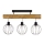 Bevestigde hanglamp BERIS 3xE27/25W/230V grenen