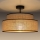 Bevestigde hanglamp BOHO 1xE27/60W/230V beige