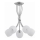 Bevestigde hanglamp BUENA 5xE14/10W/230V glanzend chroom