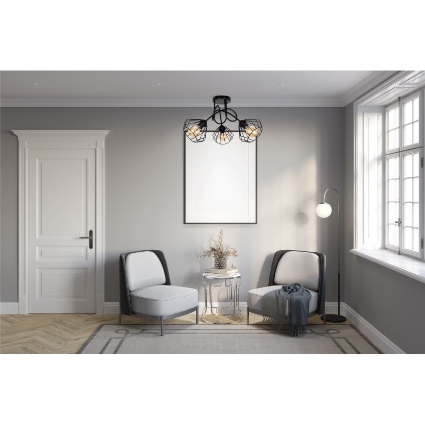 Bevestigde hanglamp CEED 3xE27/60W/230V