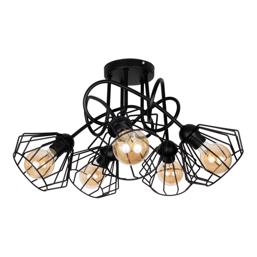 Bevestigde hanglamp CEED 5xE27/60W/230V