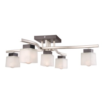 Bevestigde hanglamp DANA 5xE14/40W/230V beuken - FSC gecertificeerd