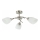 Bevestigde hanglamp DONNA 3xE27/60W/230V nikkel